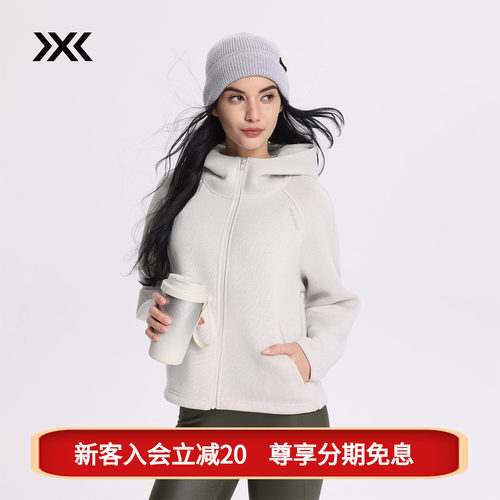 X-BIONIC艾德THERMAL PRO连帽夹克 轻量保暖女士中间层抓绒衣外套