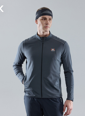 X-BIONIC 飞逸针织立领夹克 男  轻量弹力透气舒适春秋夹克外套