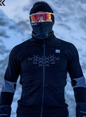 x-bionic 聚能加强4.0中间层全拉链式男士控温保暖秋冬打底夹克