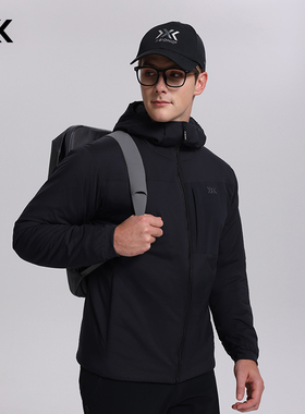 X-BIONIC 海狸80g金标P棉保暖连帽棉服 男 (B2) 秋冬徒步男士棉衣