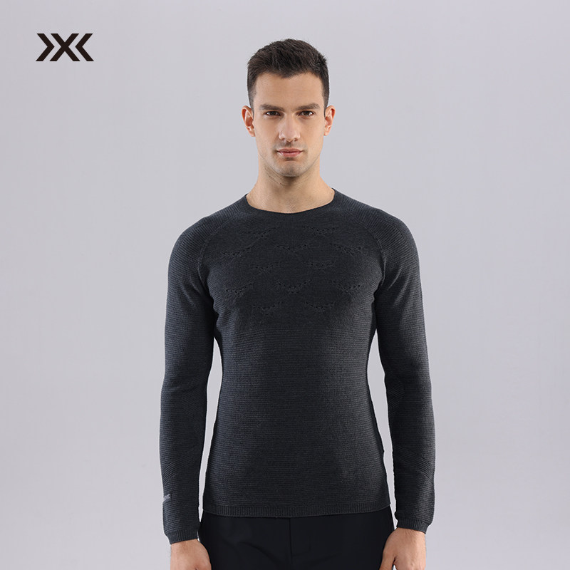 X-BIONIC 轨迹羊毛全成型圆领衫 男贴身舒适轻量控温日常徒步长袖,户外/登山/野营/旅行用品,户外休闲衣,淘宝优惠券,粉丝福利购,淘宝优惠卷