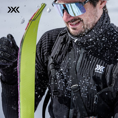 X-BIONIC 聚能加强4.0中间层男士运动上衣控温保暖秋冬打底夹克