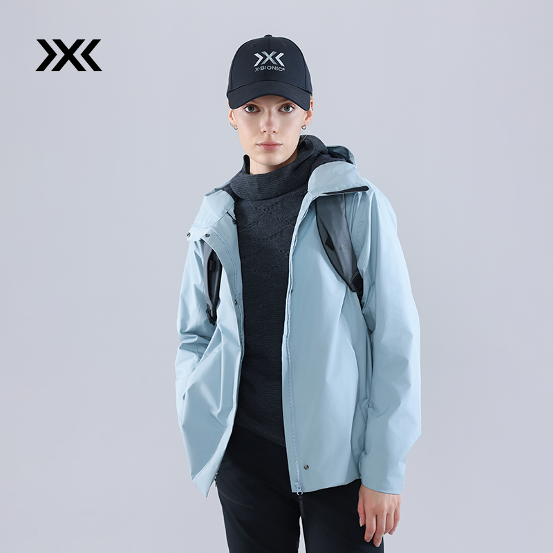 X-BIONIC 恒星戈尔旅行连帽夹克女  秋季防雨透湿气舒适外套24662