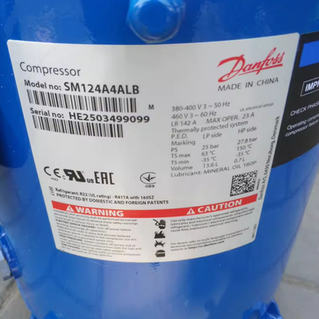 SZ124A4ALB SM147A4ALB全新丹佛斯空调压缩机SM161T4VC SM185S4CC