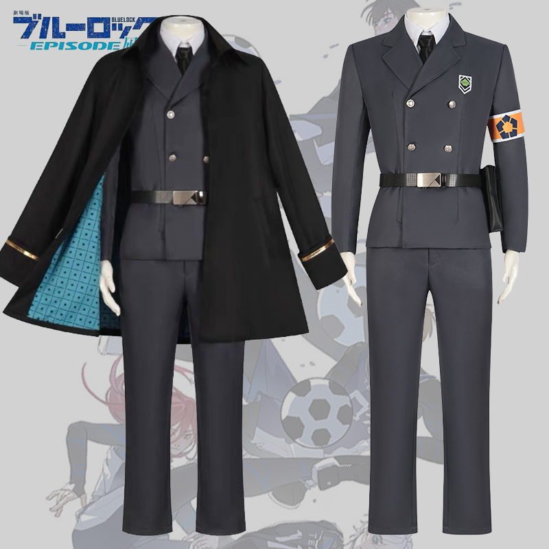 蓝色监狱警卫服cos服新款热销
