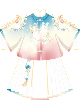乌扣.芷若汀兰女童汉服春秋