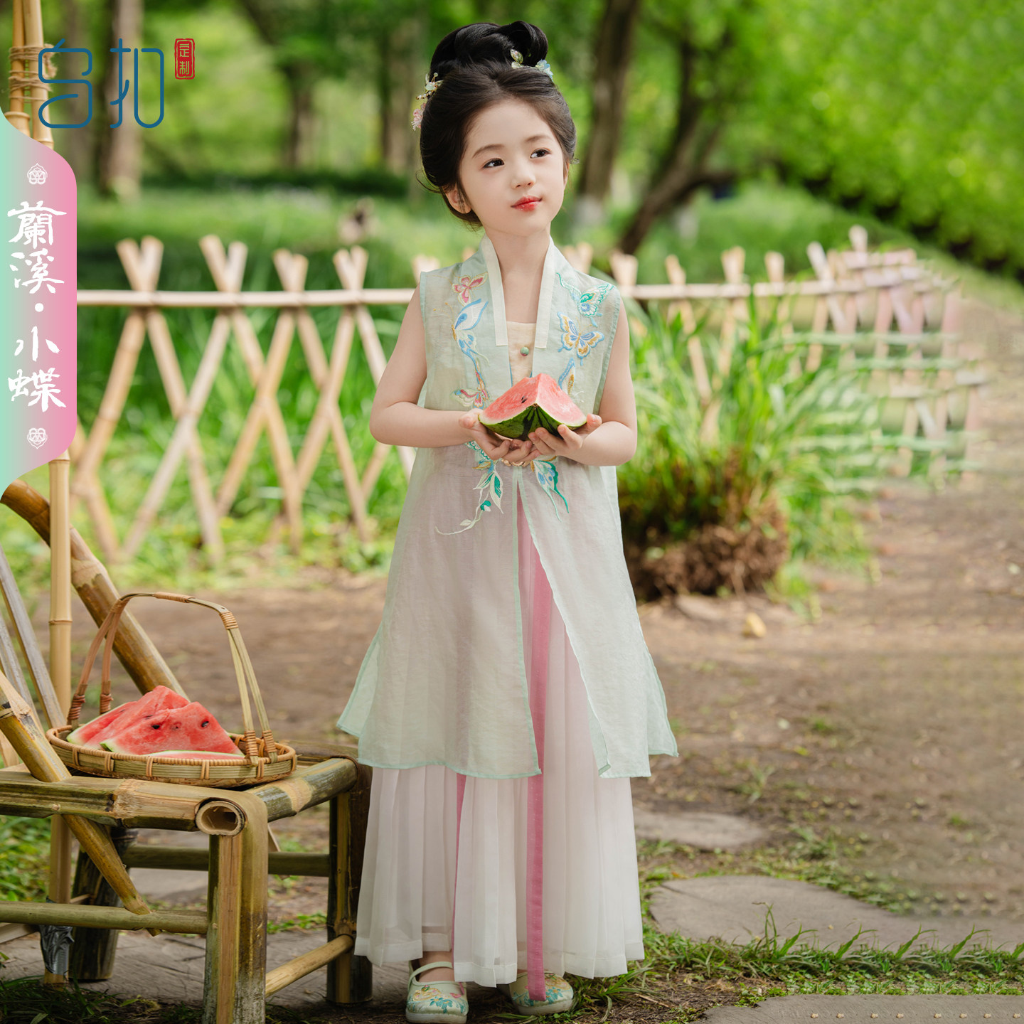 乌扣夏款明制汉服套装图片