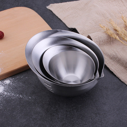 cookone18/10不锈钢导流嘴小碗