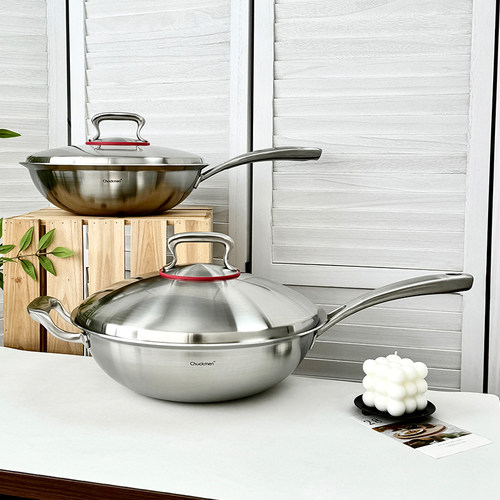 Chockmen卓德铭18/10钢盖炒锅