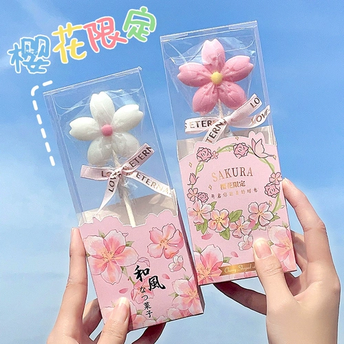 Сеть красная вишня цветут леденца 38 Festival Festival Flower Canton Gift Box Мгновенная живописная выставка Sakura Season High Beauty