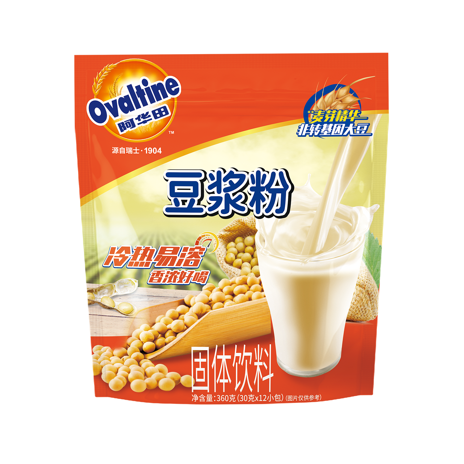 阿华田360g非转基因冲调豆浆粉