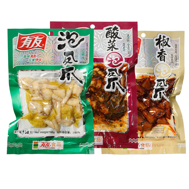 有友泡椒凤爪零食鸡爪