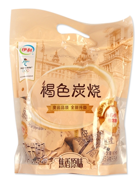 伊利褐色炭烧风味新鲜儿童早餐奶