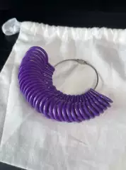 Never Sleep  Hong Kong Code Ring Sizer Finger Size Measuring Tool Plastic Detachable Ring Sizer