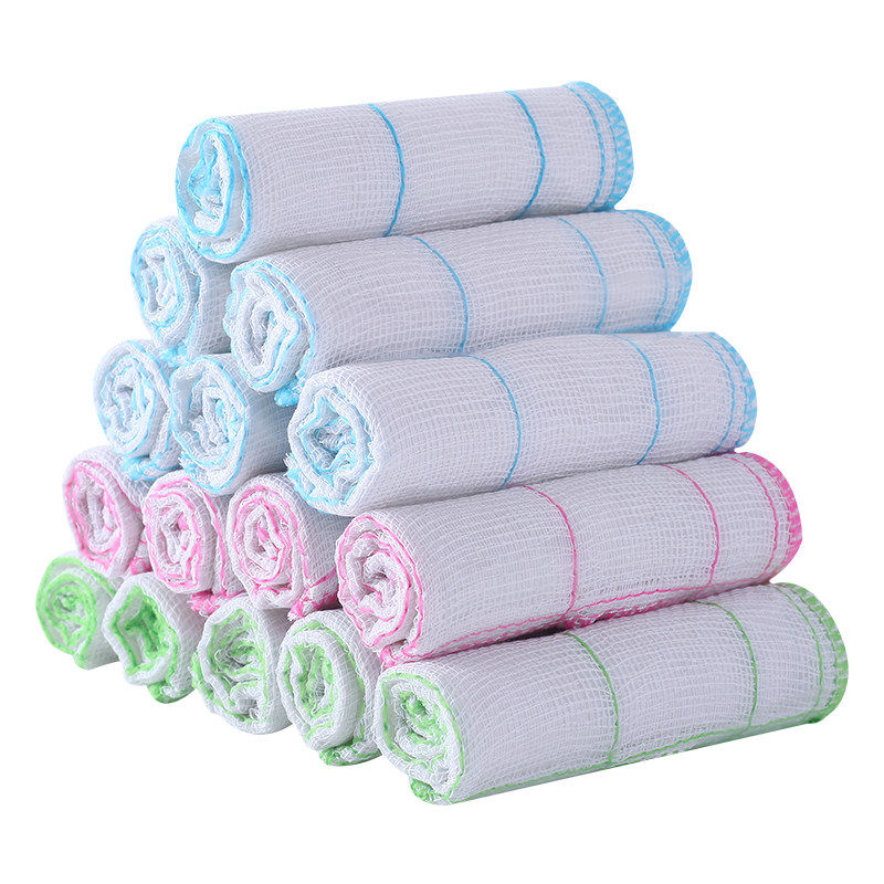 【10条装】厨房多用途吸水清洁去污百洁布 颜色随机10条