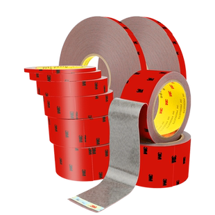 正品3M双面胶带5108强力高粘度无痕海绵汽车专用防水泡沫粘胶贴汽车改装专用黏ETC尾翼挡雨眉踏板专用胶条