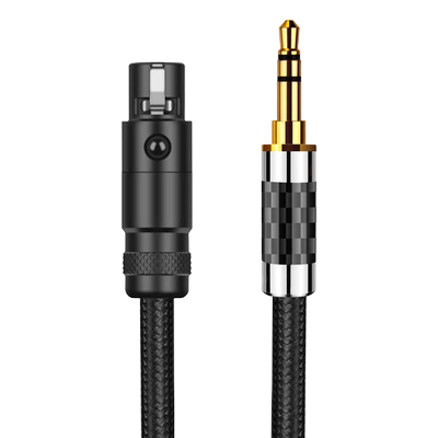 3.5mm转迷你mini卡侬母头音频线