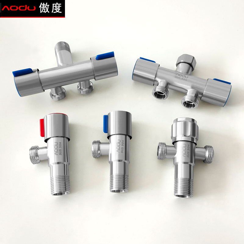 全铜三角阀角阀家用加长冷热加厚