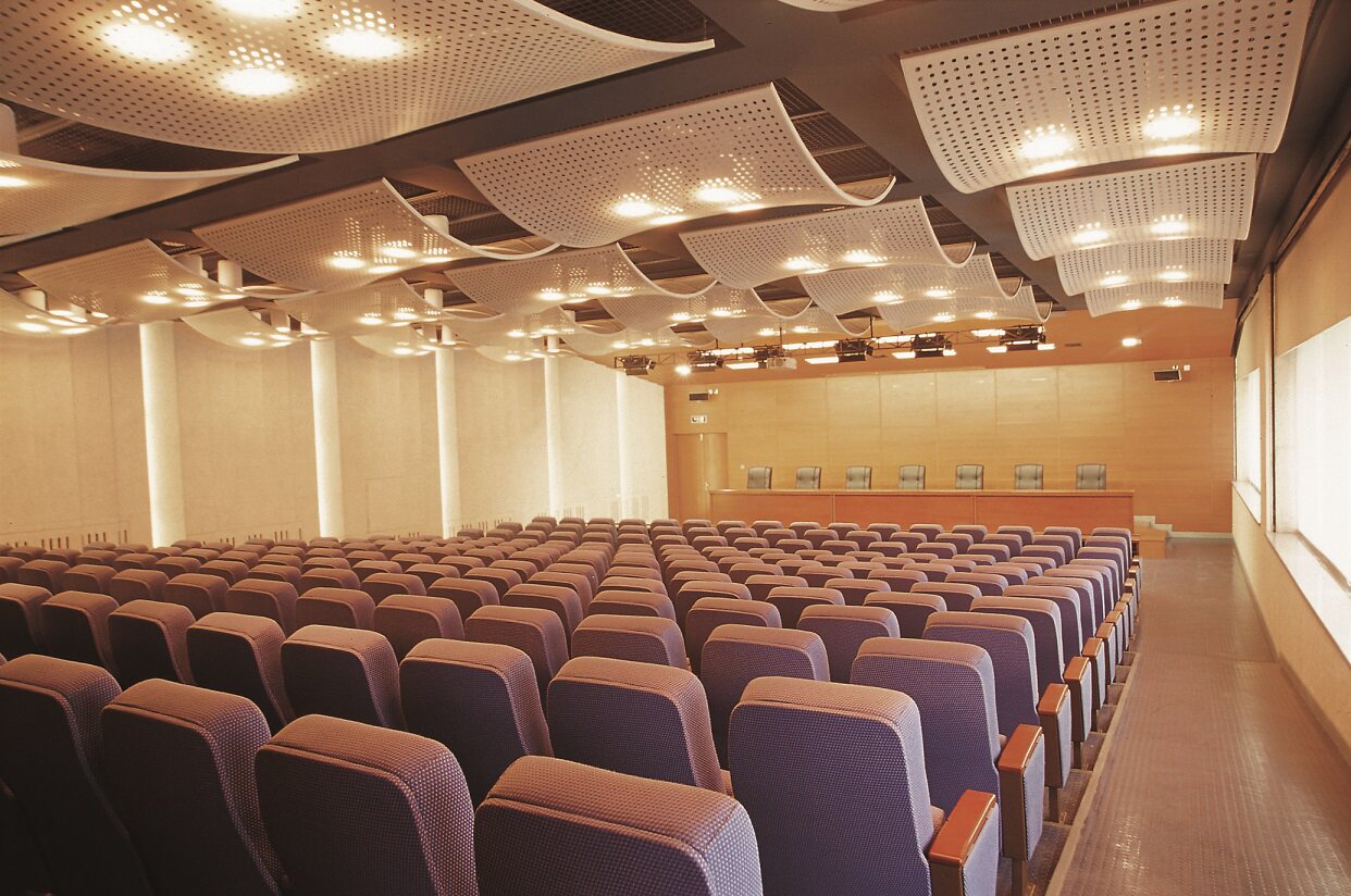 学校报告厅大型会议室影音室机电cad施工图效果图室内装修设计