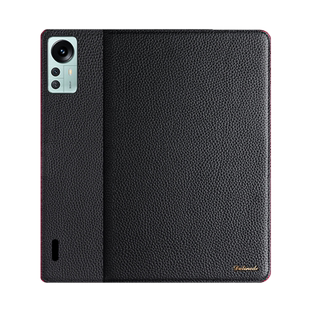 适用于小米平板Pad8真皮电脑保护套6sPro/12.4寸保护壳红米padpro12.1翻盖全包pad7pro外壳padse/11商务皮套