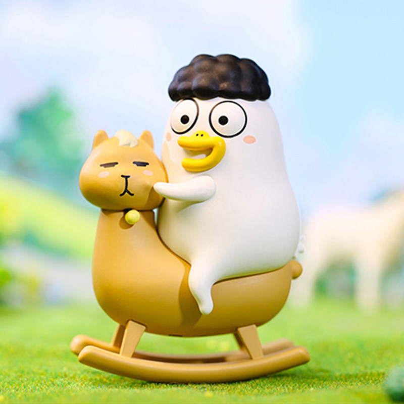 小刘鸭盲盒现货泡泡玛特表情包系列盲盒手办正品公仔圣诞礼物