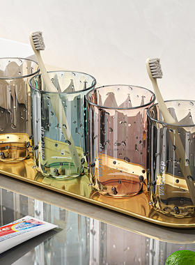 漱口杯刷牙杯牙刷防霉抗菌杯子牙具儿童牙缸2025新款家用高颜值