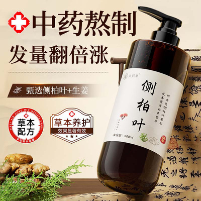 手工代熬侧柏叶洗发水植物养发生姜控油本洗发水护肤品国货的品牌