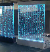 梓权水幕墙流水屏风流水摆件循环水气泡墙水幕墙屏风玄关隔断背景