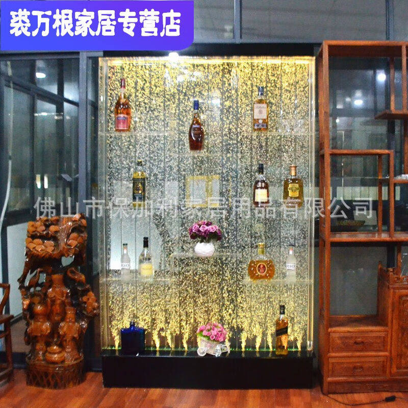 天南兄弟水幕墙流水屏风大型制作水幕墙流水屏风气泡墙家居玄关装怎么看?