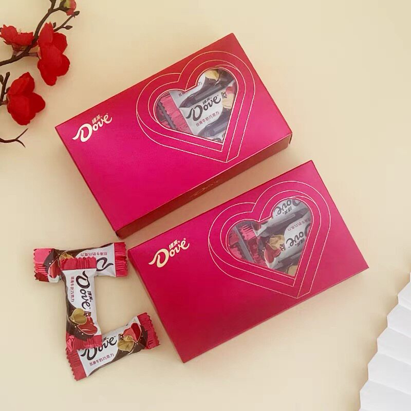 Dove德芙丝滑牛奶巧克力6粒盒装婚庆糖果礼盒结婚满月伴手礼喜糖