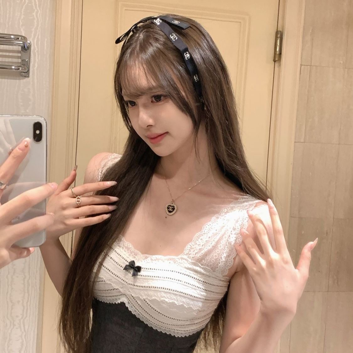 CreamySweet『10/20 20点新品95折』vintage挚爱 蕾丝拼接吊带