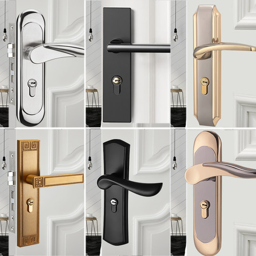 卧室门锁通用性实心静音锁具