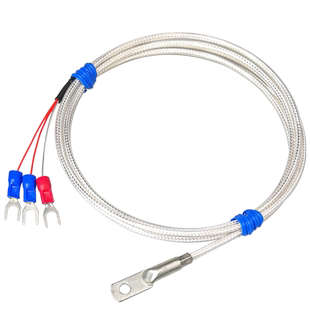 Pt100贴片温度传感器防水测温探头热电偶表面端面垫片式铂热电阻