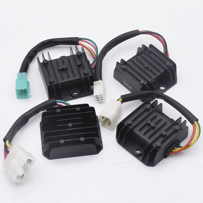 摩托车电器DY110WYCG1s25FXD125钱江GY6光阳5线公插稳压整流器配