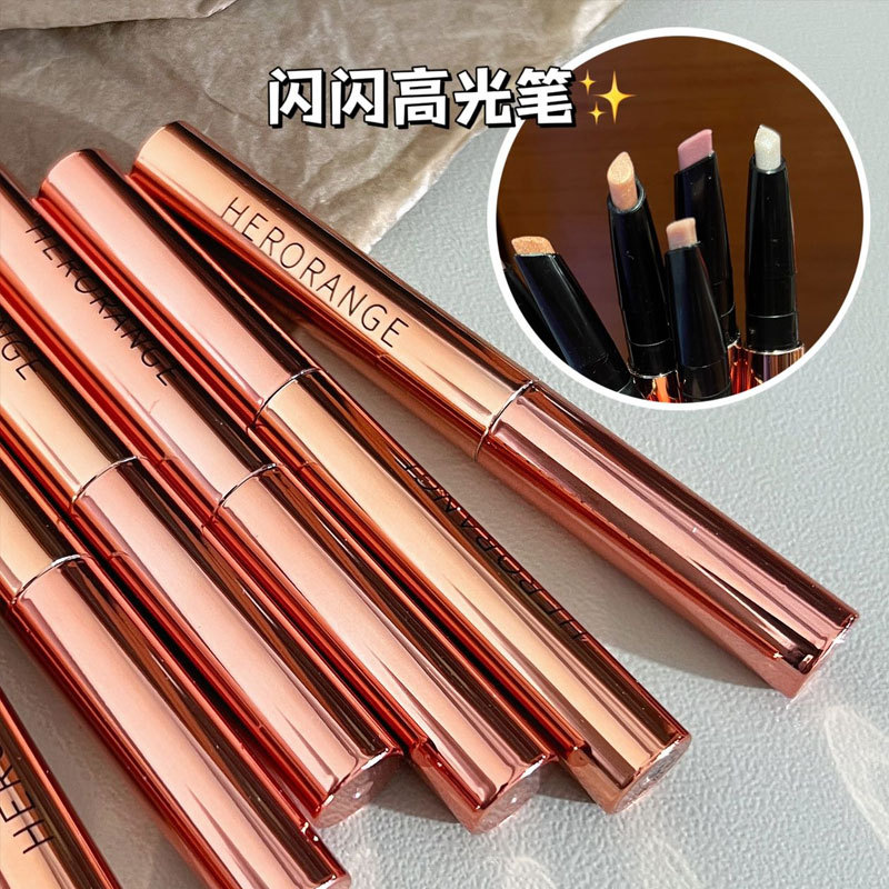 新款推荐闪闪高光笔清透爆闪碎钻冰钻卧蚕笔眼影棒珠光学生眼影