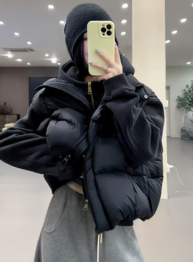 日系cherrykoko白鸭绒羽绒马甲女秋冬季新款高级感小个子外穿背心