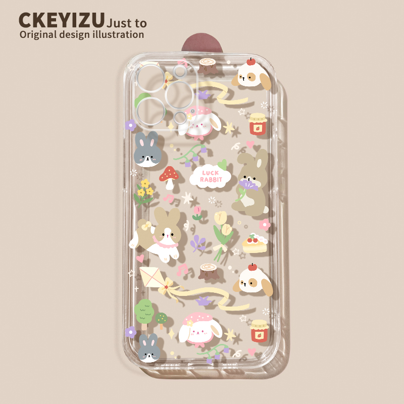适用苹果14手机壳K9064兔
