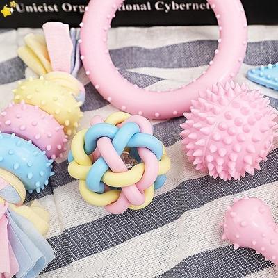 dog toys bite resistant molar stick ball glue small狗狗玩具