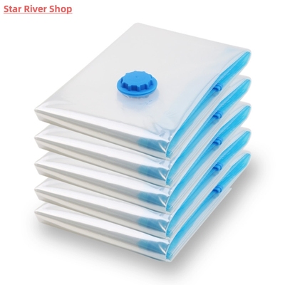 Convenient Vacuum Bag Storage Home Organizer Transparent Clo