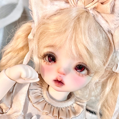 现货带妆头【宵宵的娃屋】艾娅  bjd6分 1/6 素头 bjd六分娃头