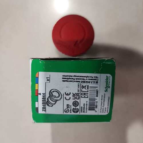 议价急停按钮开关蘑菇头ZB4BS844红色，