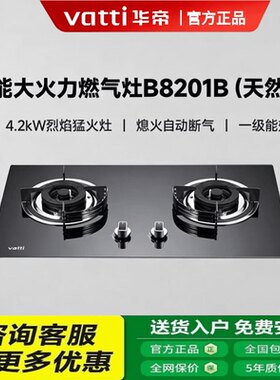 华帝B8201B家用4.2kw天然气双灶