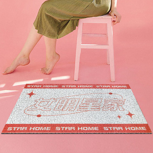 极速 vaccine entry door orange doormat mat Door doorway