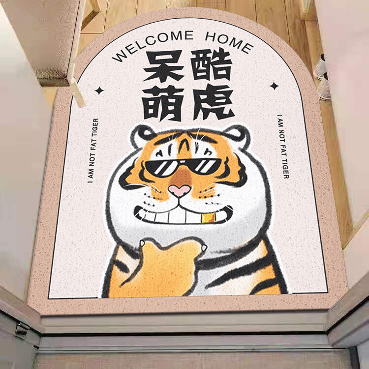 New home Silk ring foot mat cute Goda Takeshi floor mat ho