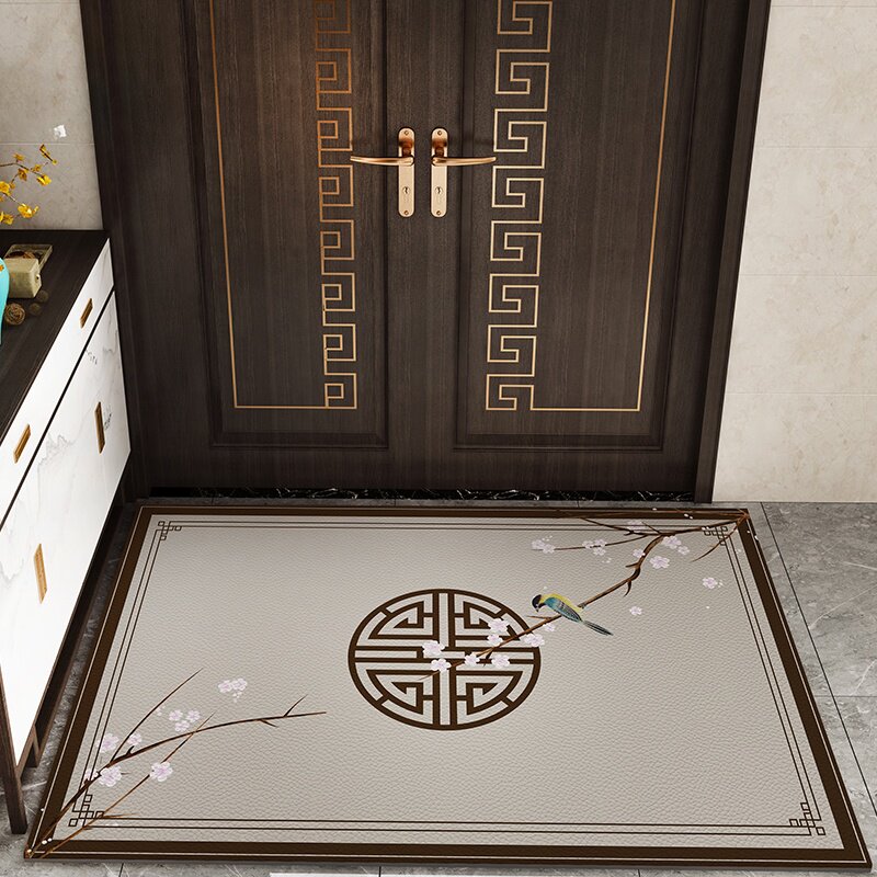 Chinese-style floor mat door mat non-slip wear-resistant d