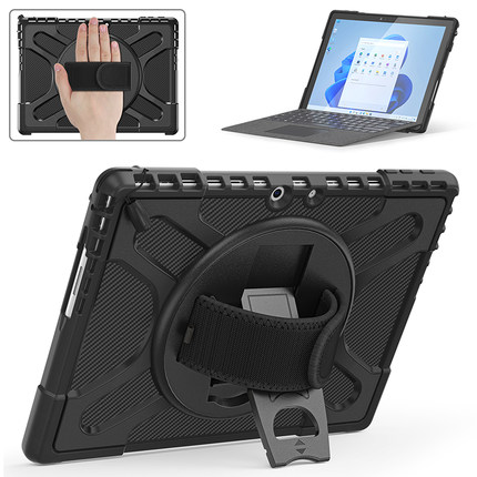 适用于微软Surface Pro11保护套支持键盘13英寸平板电脑二合一全包边软壳硅胶笔记本Pro10旋转手持托防摔支架
