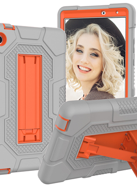 适用于HONOR Pad荣耀平板X7 8英寸保护套儿童防摔KOB2-W09HN/AL00HN全包边软壳硅胶电脑外壳支架