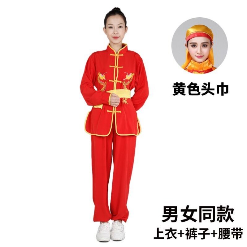新款春夏舞龙服装敲鼓打鼓服中国风腰鼓服男女秧歌服广场舞演出表