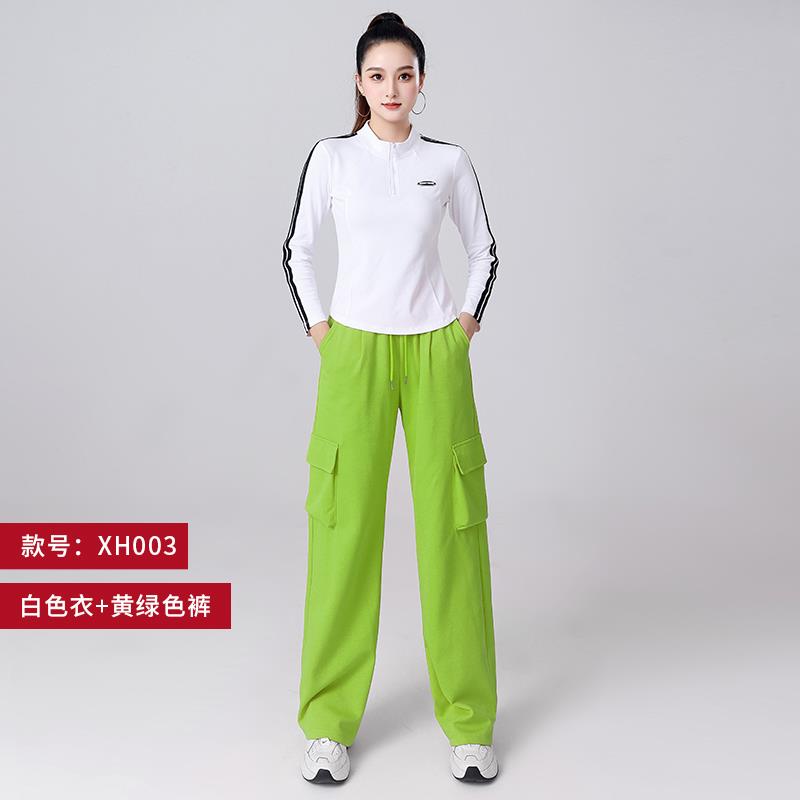 特价杨丽萍广场舞服装新款曳步舞运动套装秋季长袖工装裤健身跳舞