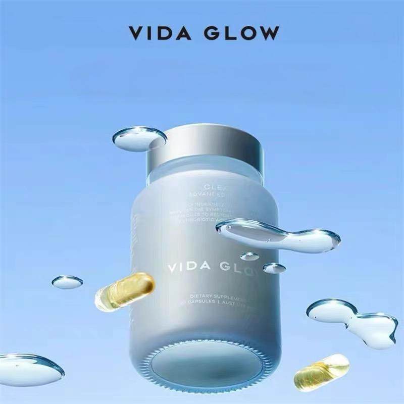 vida glow清肤胶囊口服祛痘调理肌肤净透清肤丸滤镜胶囊澳洲
